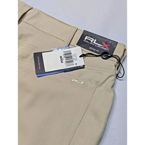 RLX Ralph Lauren Men's Active Fit Performance Twill Pants Basic Sand Size 36x32 - Picture 6 of 8